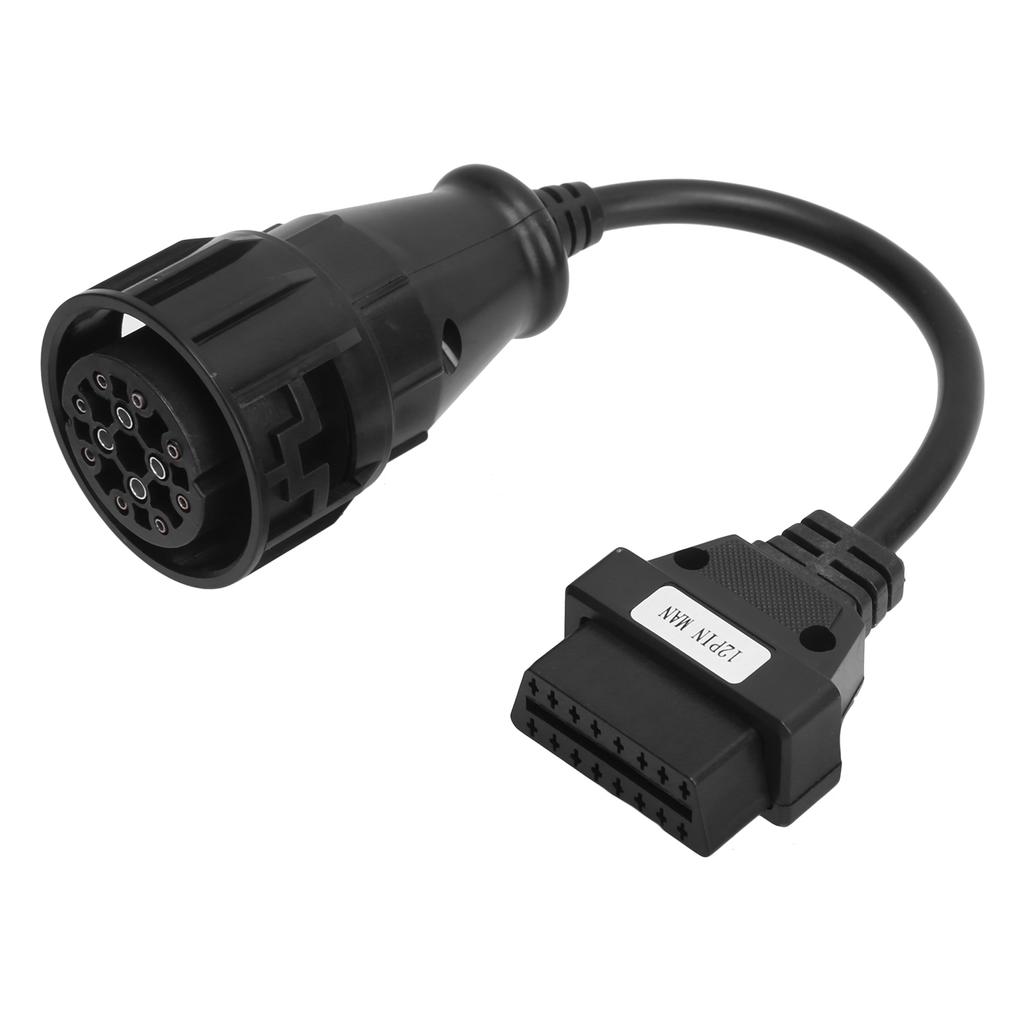 OBD2 adaptér 12pin MAN na 16pin nákladní vozidlo diagnostický prodlužovací kabel náhrada za DELPHI