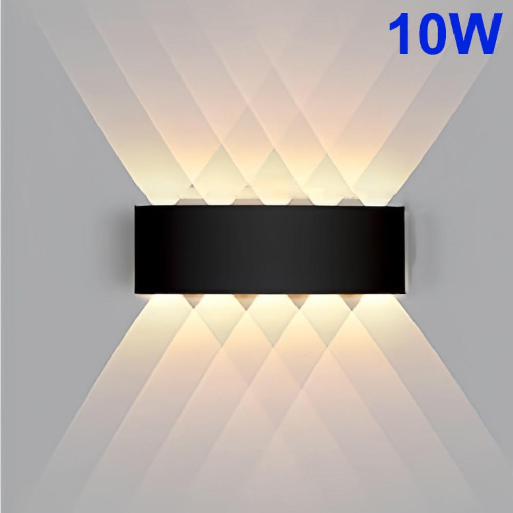 Warm/White/RGB Lights 6/8 LED Solar Light Up and Down Fence Solar Lamp  Decor