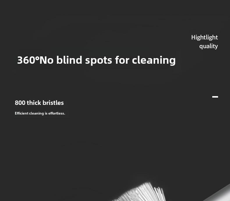 Wall-Mounted Luxury Toilet Brush: No Dead Angles, Punch-Free Design for Efficient Bathroom Cleaning