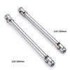 TRZX 2pcs Metal RC Drive Shafts for RC 1/14 Tamiya Trailer Tractor Truck Upgrade Parts (110-150mm + 120-160mm)