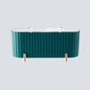Kosmetik-Baumwoll-Aufbewahrungsbox mit durchsichtigem Deckel Staubdicht Großes Fassungsvermögen 3 Fächer Wattestäbchen Wattepads Halter Organizer Behälter