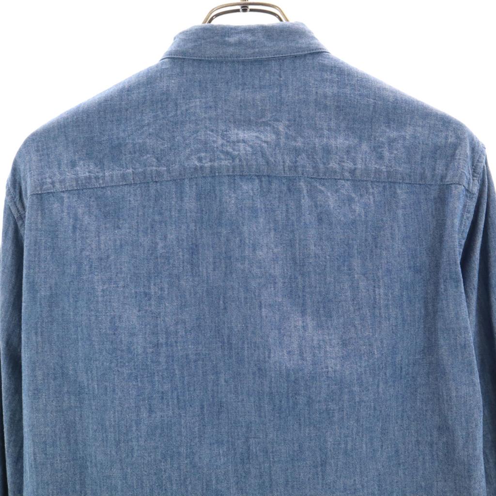 Armani Exchange Long Sleeve Chambray Shirt XS Blue Navy Blue Men's Used