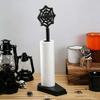 Countertop Halloween Towel Holder Vertical Bat Tissue Stand Gothic Roll Dispenser  Caterers