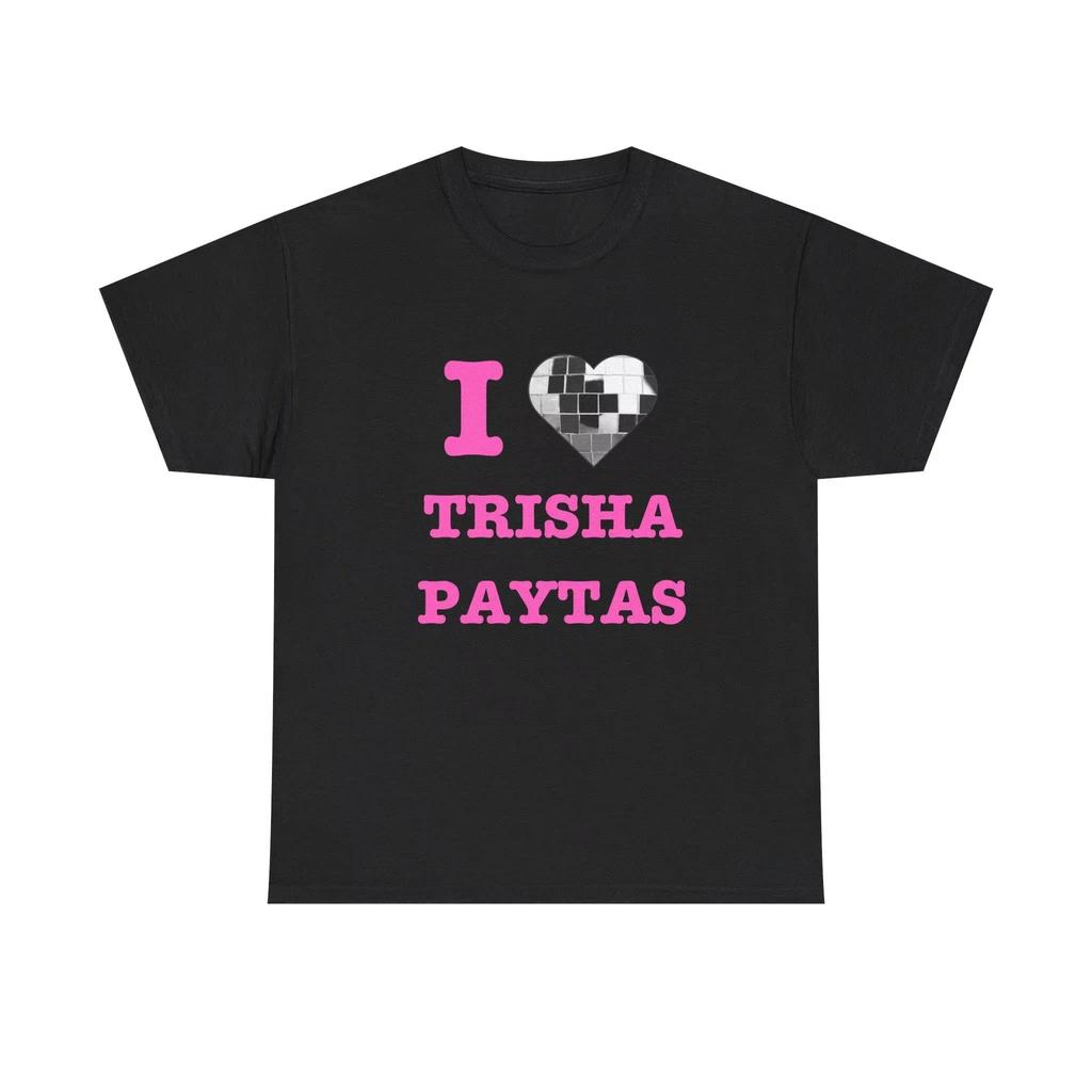 Vintage Trisha Paytas Graphic Pure Cotton TShirt Fan Gift High Quality Unisex Sports Style Mens Apparel Top Wome Men Tshirts