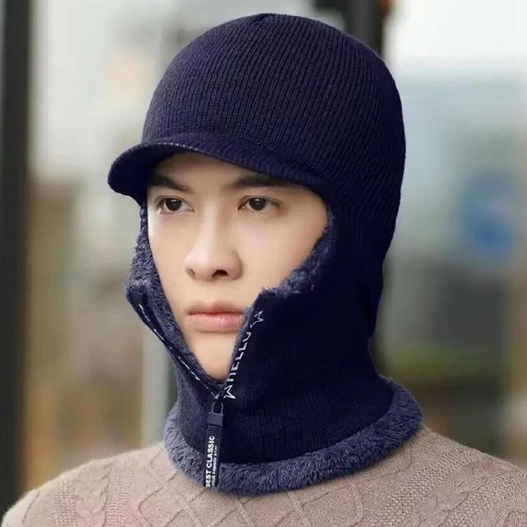Unisex Warm Hat Neck Gaiter Warm Trapper Hat for Skiing Skateboarding Thick Windproof Ushanka Hat for Cold Weather