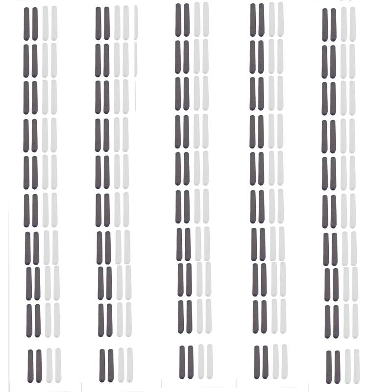 50Pcs Invisible Sweat Absorption Strips Breathable Adhesive Hat Liners Sweatband for Baseball Caps Shirt Clothing Collar