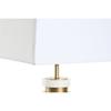 Desk lamp Home ESPRIT White Beige Golden 50 W 220 V