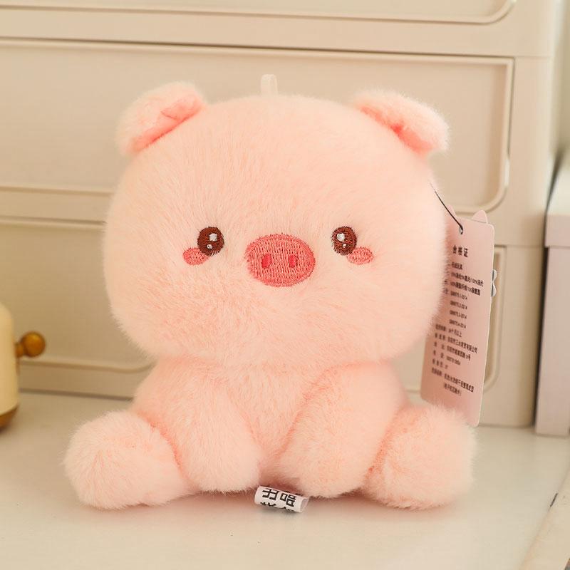 Lovely Mini Animal Series Plush Doll Cartoon Piggy Elephant Sheep Mouse Toys For Children Kawaii Desktop Decor For Girls