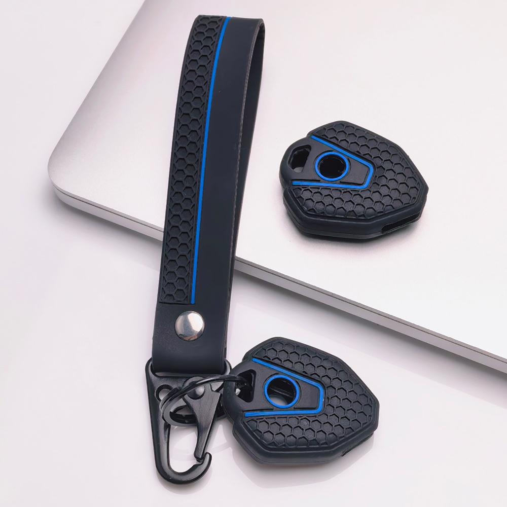 Motorcycle Key Fob Cover for CFMOTO 450MT Mt450 400NK 650NK 800NK 700MT 700CLX 800MT 650MT 250SR 300SR with Keychain Moto Smart Key Shell Protector