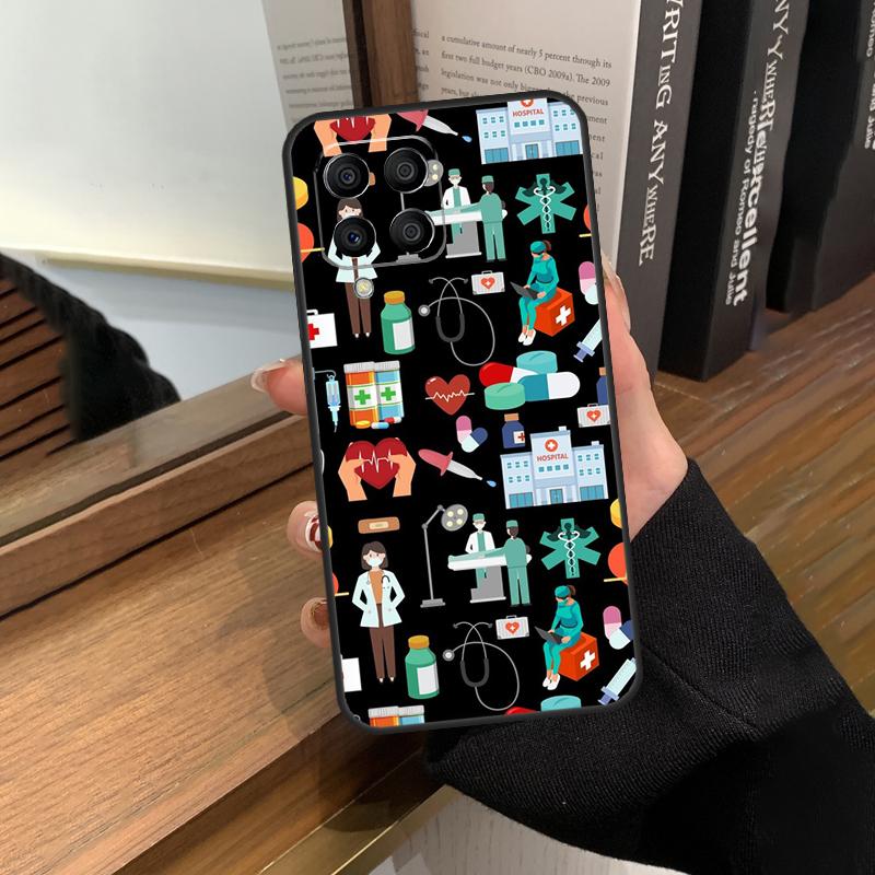 Nurse Medical Health Heart Case For Samsung Galaxy M35 M15 M55 M56 M36 M16 M06 M31 M13 M33 M53 M12 M32 M52 M14 M34 M54