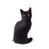 Cartoon Black Cat Throw Pillow Plush Toy Back Cat White Cat Doll Girl Sleeping Soothing Rag Doll