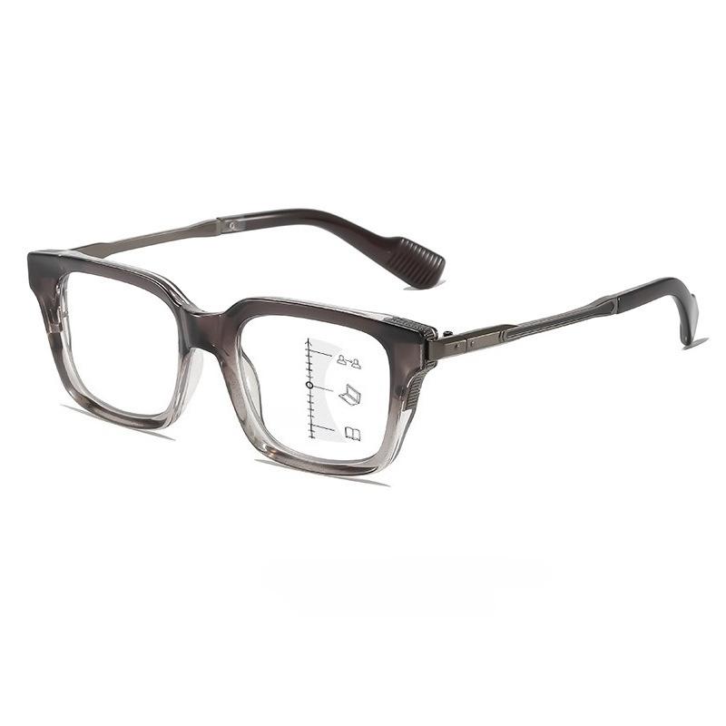 Trendy High Quality Multifocal Reading Glasses Men Women Fashionable Retro Progressvie Eyeglasses Cat Ey HD Far Sight Glasses