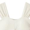 Ggpx Heart Neck Bustier Blouse Set Two Piece  Gp4op071f 