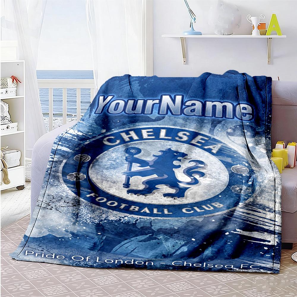 Chelsea Personalized Name Blanket Throw Personalized Blanket Warmthful Decor Perfect for Seaside Couch Nap Office Chair Ideal for All Seasons