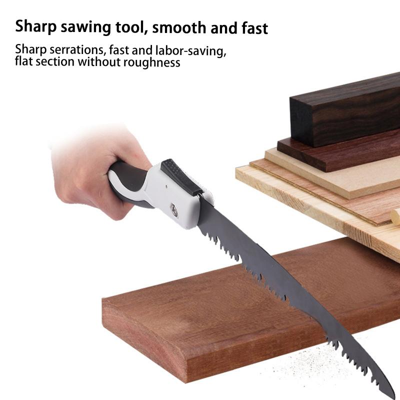 260 mm-es összecsukható fűrész Hatékony forgácseltávolítás Záró kialakítás Zsebkerti fűrész csontokhoz, fákhoz, faágakhoz