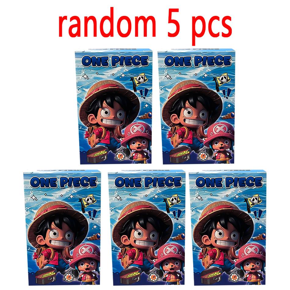 8 pièces One Piece anime Bateau Pirate Tendance Boîte Aveugle Boîte Mystère Ornements Kawaii Figurines Décoration d'Intérieur Bureau
