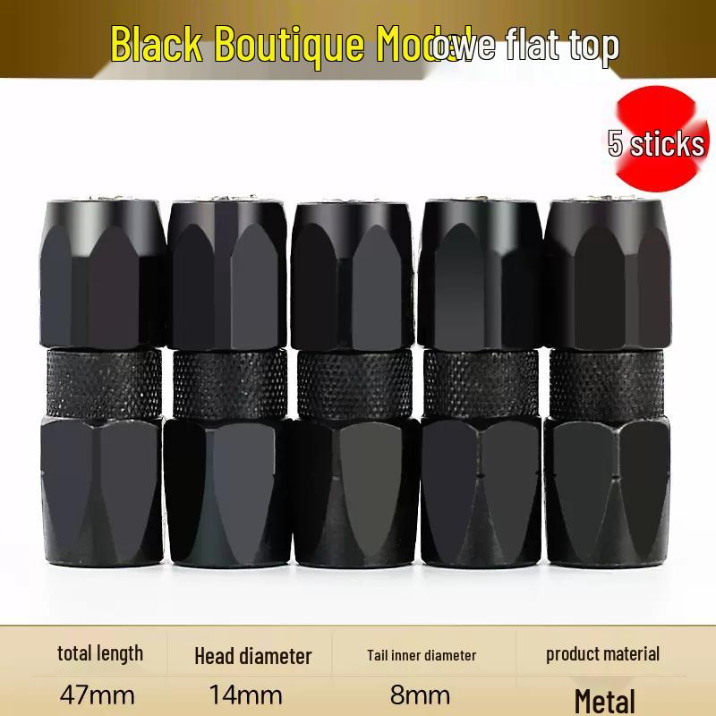 Needle-Type Grease Gun Nozzle Tip Set, Rigid Barrel, Pointed Grease Nozzle Head, Tube Accessories