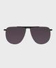 Ilsamsaemem Retro Aviator One-Bridge Tint Photochromic Sunglasses Black
