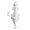 Vintage Distressed Wall Candle Holder for Living Room Decor Cast Iron Taper Candle Sconce for Elegant Home Ambiance