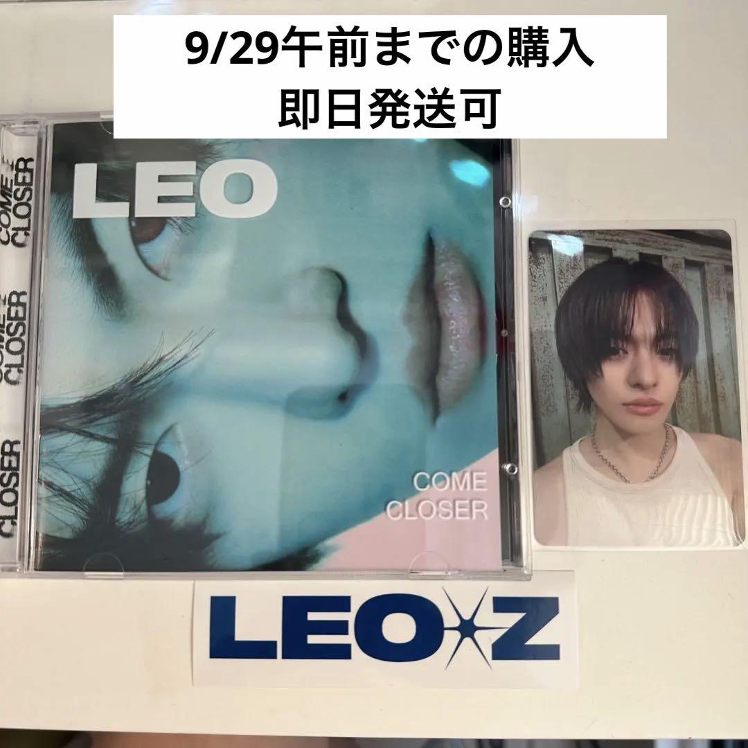 

[USED] LEO COME CLOSER Album + Trading Card + Sticker