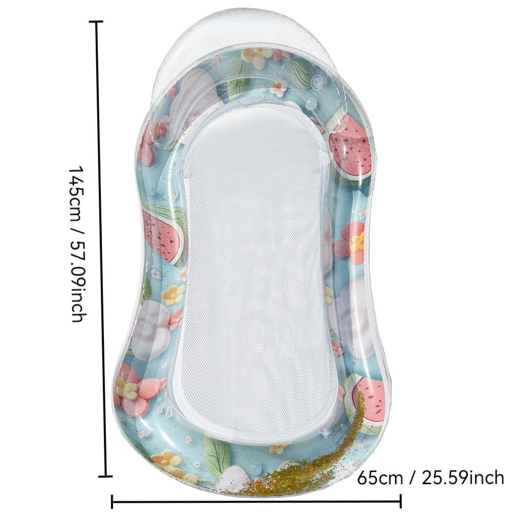 New Style Daisy Stripe Inflatable Pool Float Lounger