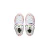 Li Ning Kids Sports Trend Non-Slip Shock Absorbing Wear-Resistant Warm Fleece Outdoor Shoes Kids Shoes White Orange YKNT150-2