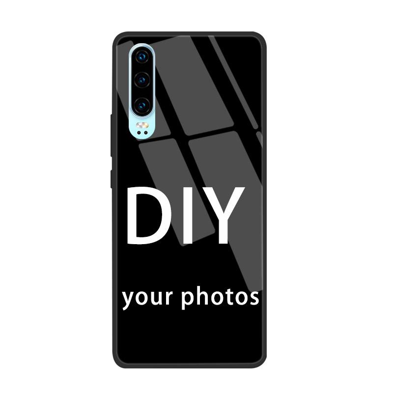 Custom Tempered Glass Case For Huawei Pura 80 P70 P60 P50 P40 P30 Pro Lite Mate 60 50 40 Nova12 11 Personalize Picture DIY Cover