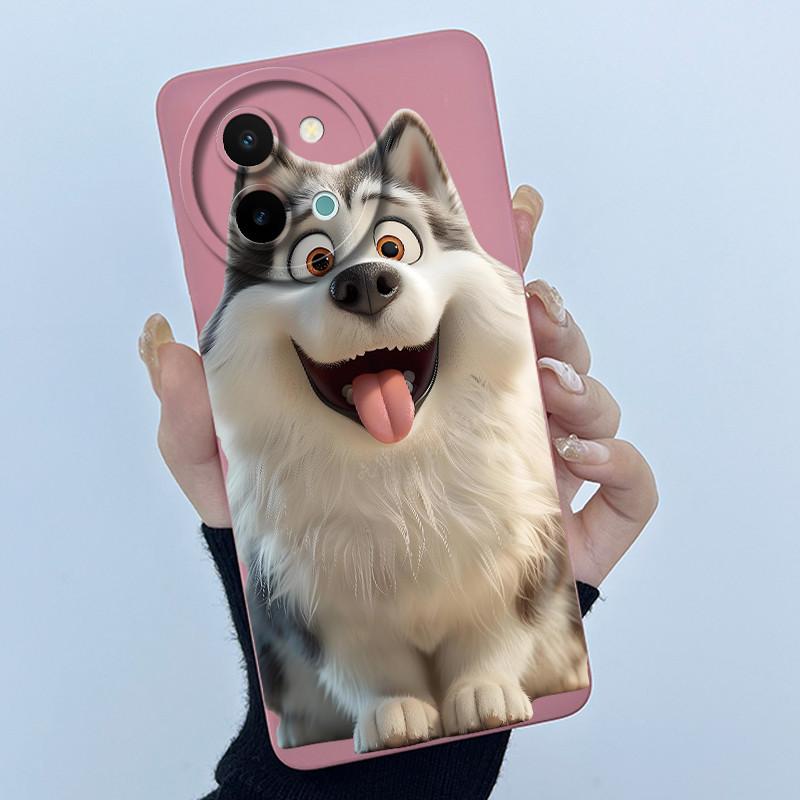 

Case For Vivo Y38 Y58 T3X Y200i Y200T 5G Lovely Cat Funda Soft Liquid Silicone Camera Protection Back Cover Shockproof Bumper Y38 (Y58)