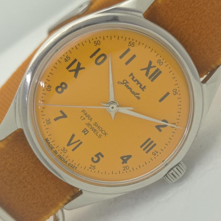 

USED HMT JANATA INDIAN MENS MECHANICAL WATCH a411991-1 Sku004-a411991