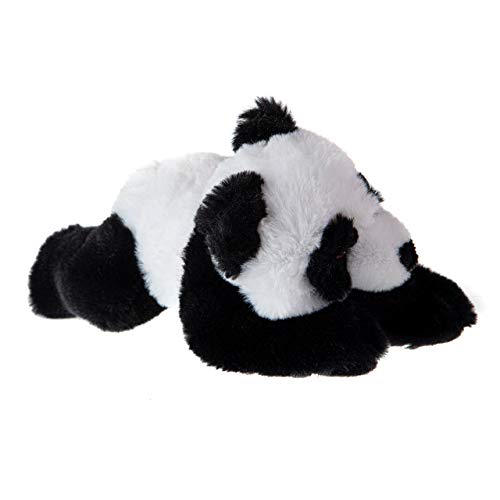 Wild Republic Plush Panda, Fluffy, Recycled Material, EcoKins, W14 X D23 X H12cm, 24796