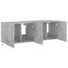 Vidaxl Ścienne Szafki Tv Z Led, 2 Szt., Szarość Betonu, 60X35X41 Cm