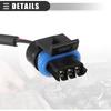Motoforti Hall Effect Speed Sensor,for Polaris ATV MAGNUM 325 330 500 2x4 4x4 2000-2006, ABS, Black