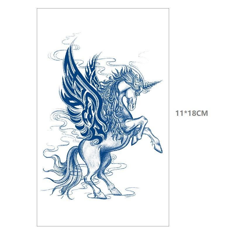 Emmy Herbal Gradual Change Water Transfer Simulation Can Not Wash Off Semi-Permanent Bow Deer Head Dream Catcher Tattoo Sticker