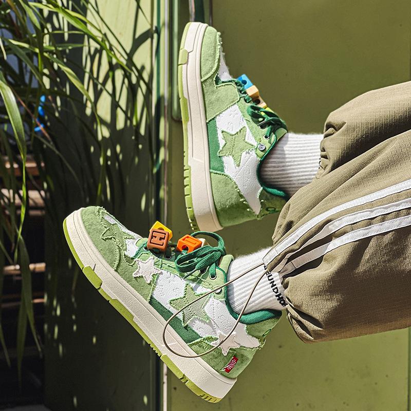 

X88 новый весенне-осенний звездный тренд, усиливающий модные кроссовки для мужчин и женщин, нишевый дизайн, спортивная и повседневная мужская обувь 37 авокадо