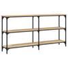 Console Table Sonoma Oak 150x29x75 cm Engineered Wood