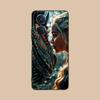 Dragon Queen Matte TPU Mobile Phone Case for OPPO Reno 14 13 12 11 10 9 8 7 6 5 F T Pro 5G Colorful Printing Cover