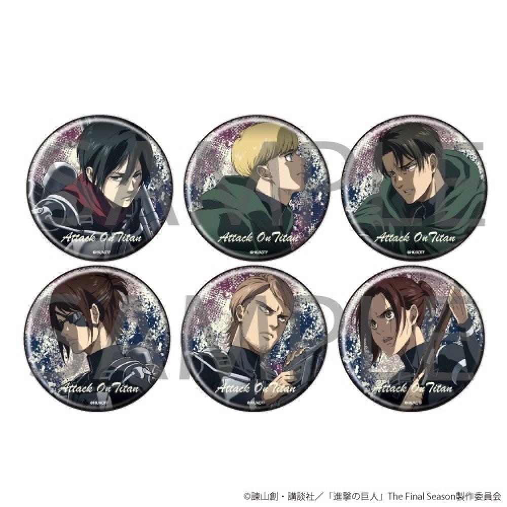 

Attack On Titan Attack On Titan The Final SeasOn Can Badge Collection 1 коробка 6 шт.