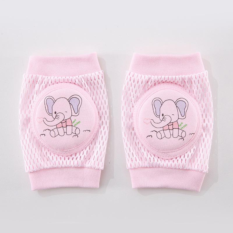 

Детские наколенники, детский наколенник, дышащая сетка, наколенники для детей, ползающих, идущих, наколенники для младенцев и малышей elephant розовый