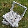 Jewelry Storage Box Earring Ring Jewelry Display Box Jewelry Classification Dustproof Transparent Flip Lid Jewelry Bo