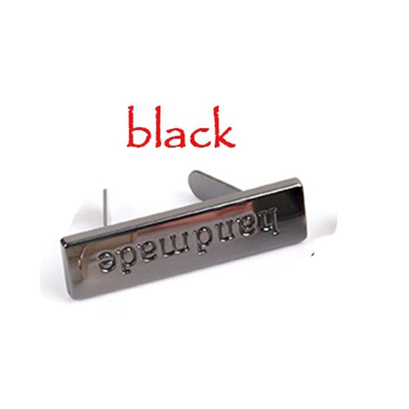 

2pcs DIY Sewing Craft Accessories Metal Handmade Labels Tags Hand Made Printed Label for Clothes Jeans Shoes Bags
