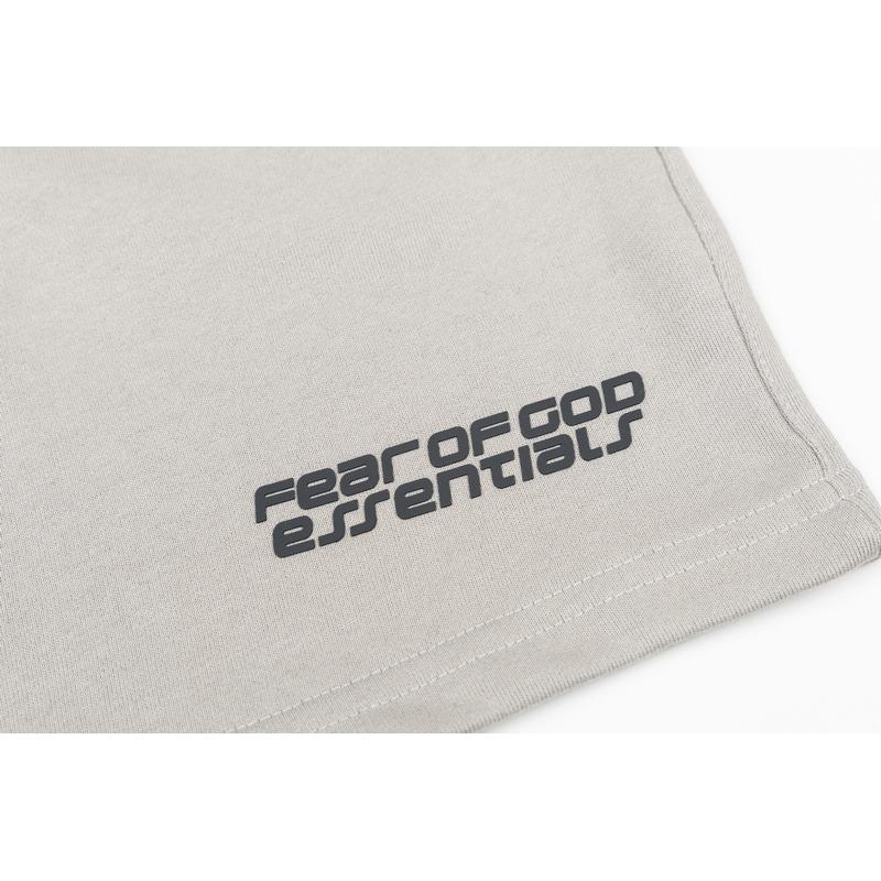 Fear Of God Essentials Herren Locker Übergröße Baumwolle Sportshorts Kordelzug Sommer Streetwear Knielang Jogginghose