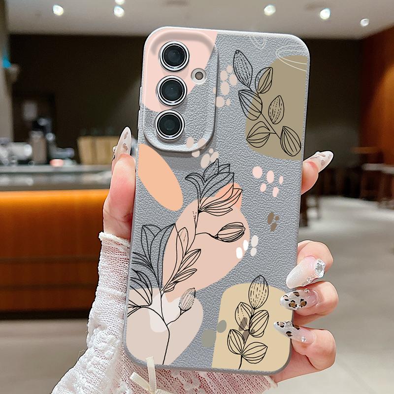 

Чехол с цветами для Samsung Galaxy A55 A54 A35 A25 A15 5G A16 A53 A52 A34 A14 S20 S21 FE S22 S23 S24 Ultra Capa A56 A26 A36 S25 For Samsung S25