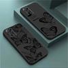 INS Retro Butterfly Case for Xiaomi Mi 11 Lite 10T Pro CC9 Pro 13 12 Lite 12T Note 10 11T 11T Pro Black Soft Shockproof Cover