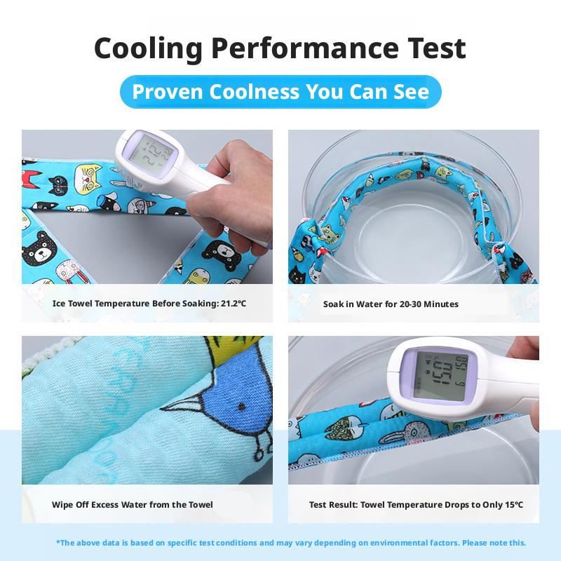 Écharpe Rafraîchissante d'Été pour Animaux de Compagnie Collier Glacé pour Chien Enveloppement Froid Respirant Bandana Rafraîchissant Instantané pour Promenade en Extérieur