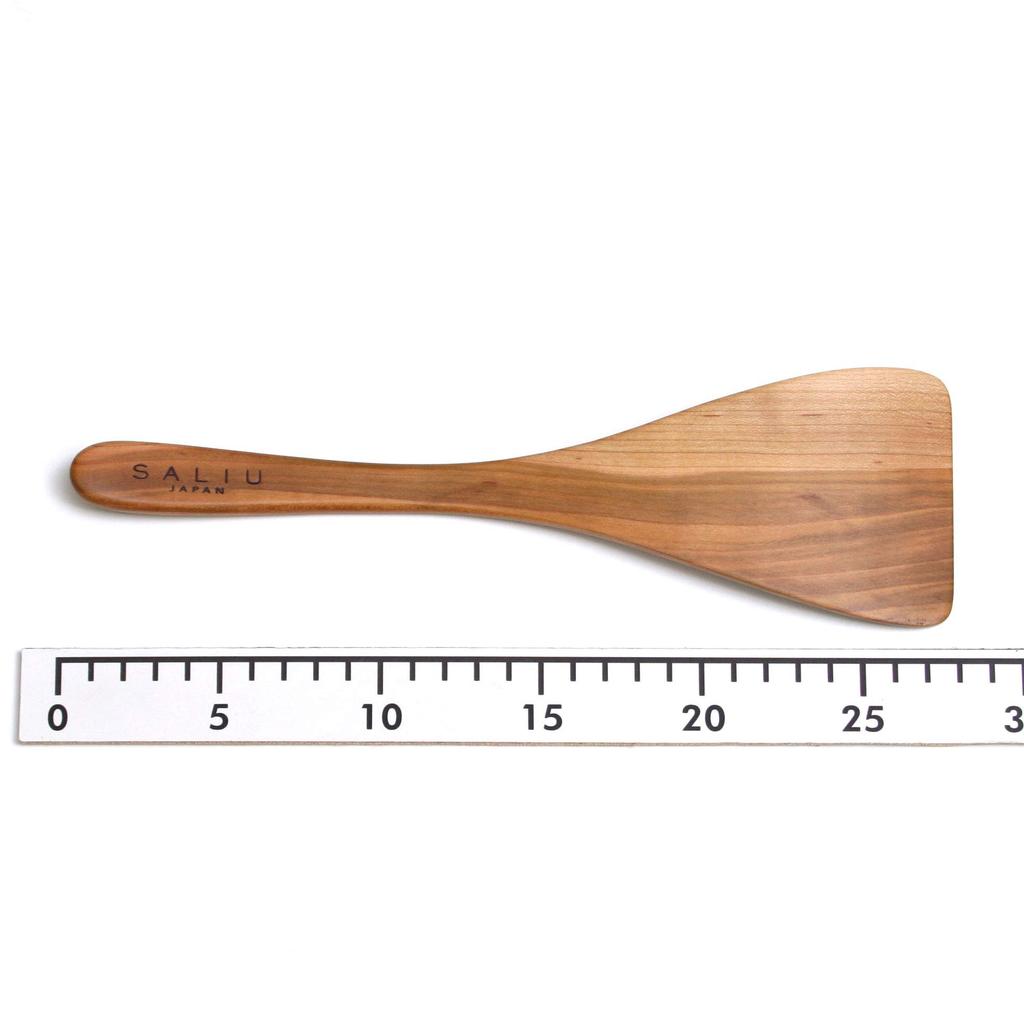 LOLO | Wild Cherry Wood | Made in Japan | Wooden Spatula | Cooking Utensil | Natural Wood | Japanese Cuisine | (For Turning)