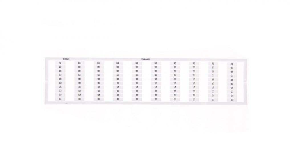 Oznaczniki Wmb 10X 11-20 793-4503 /5Szt./