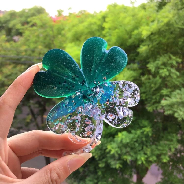 Four Leaf Candle Molds FOR DIY Craft Gypsum Ornaments