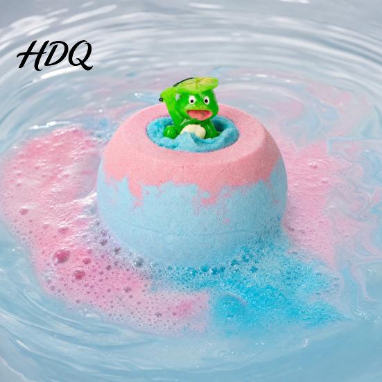 Essential Oils Fizzies Balls 1/7Pcs 100G Kids Bath Bombs with Toy Inside Plants Extract Relaxing Balls Dry Skin Moisturizing Shower Salt Ball
