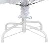 Artificial Foldable Christmas Tree White 120 cm PVC and Steel