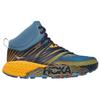 HOKA One One Speedgoat Mid 2 Gtx Non-Slip Breathable Mid-Top Running Shoes Women Sneakers Blue Yellow 1106533-PBSF